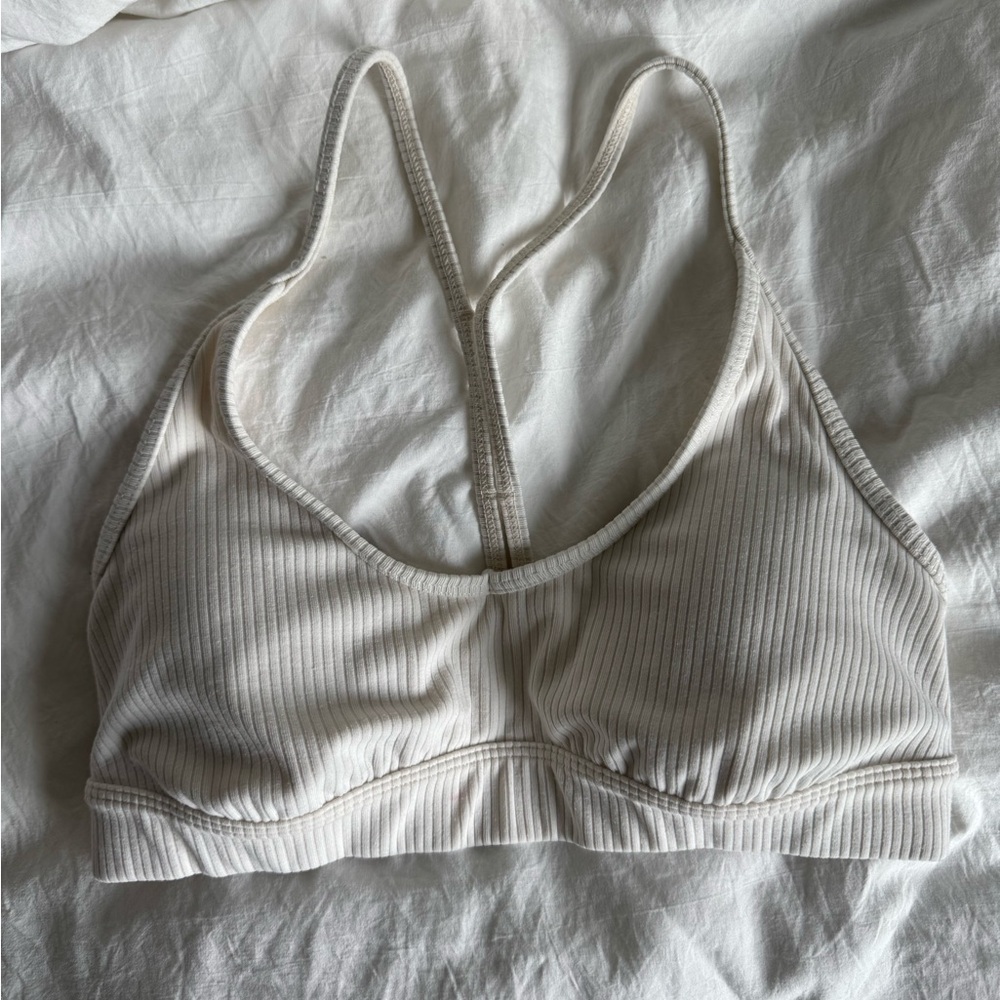 White Alo sports bra